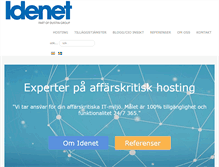 Tablet Screenshot of idenet.com